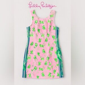 Lilly Pulitzer Mila Shift Dress – Pink Monkey Print (Size 8)